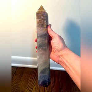 Fluorite Tower, approx 11.5 inches tall